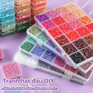 Bộ bổ sung Hạt xếp hình Cho Ngày Quốc Tế Thiếu Nhi 1/6 & Sinh Nhật, Đồ Chơi DIY An Toàn Cho Bé, Bộ 24/48/72/96 Màu