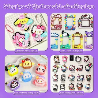 Bộ bổ sung Hạt xếp hình Cho Ngày Quốc Tế Thiếu Nhi 1/6 & Sinh Nhật, Đồ Chơi DIY An Toàn Cho Bé, Bộ 24/48/72/96 Màu