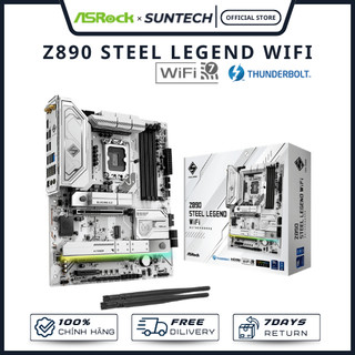 Mainboard ASRock Z890 Steel Legend WiFi - Socket LGA 1851, DDR5, Wi-Fi 7, PCIe 5.0 – Tuyệt Tác Cho Intel Core Ulltra