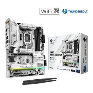 Mainboard ASRock Z890 Steel Legend WiFi - Socket LGA 1851, DDR5, Wi-Fi 7, PCIe 5.0 – Tuyệt Tác Cho Intel Core Ulltra