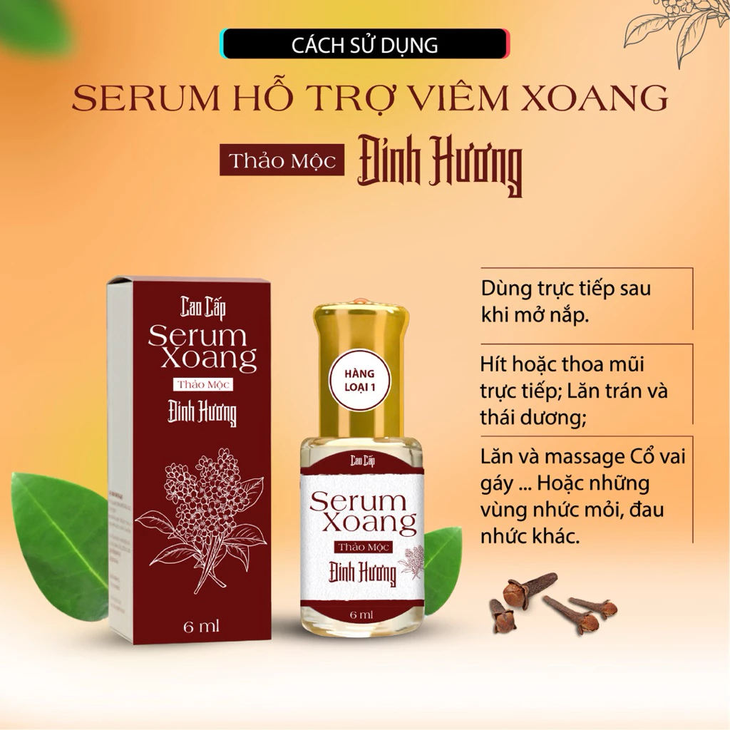 Serum Hỗ Trợ Viêm Xoang– Hỗ Trợ Viêm Xoang, Nghẹt Mũi, Viêm Mũi Dị Ứng, Đau Nhức Đầu, Nhức Cánh Mũi Chóng Mặt-6ml