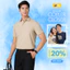 Áo Polo Yody Nam Kiểu Dáng Regular Cổ Ép Cúc Bấm MCPO26A043