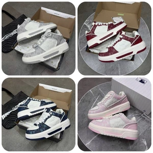 Giày MLB Chunky Liner Classic Mono New York Yankees Hồng / Xám / Đỏ đô code: 3ASXCMN4N