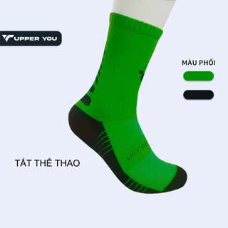 Tất Thể Thao Chạy Bộ Cổ Cao Upper You SPM4001 - Tất Thể Thao Unisex Chống Trượt, Thấm Hút Mồ Hôi