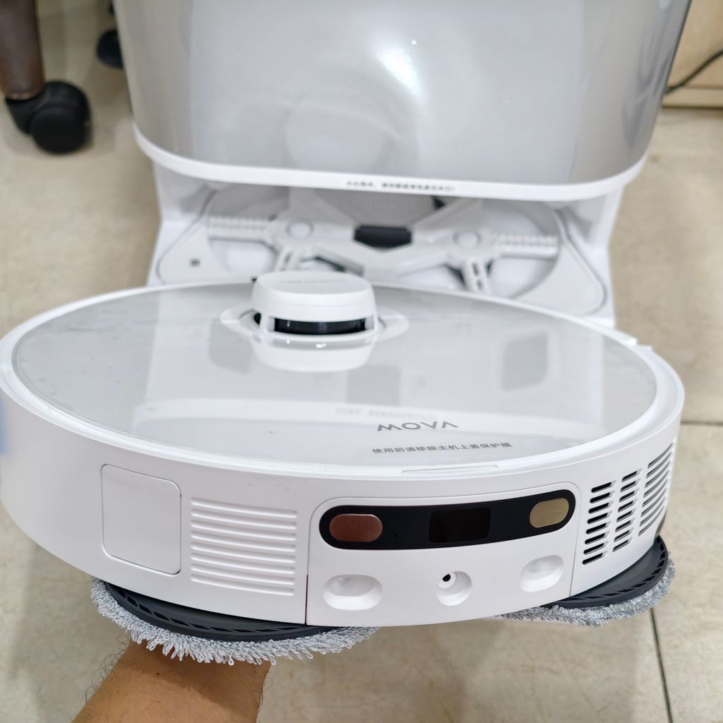 Robot Hút Bụi Lau Nhà Mova P10S Ultra | 12.000Pa Giặt Nước Nóng 75°C | APP Dre@me Home