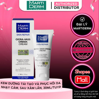 Kem Dưỡng Tái Tạo & Phục Hồi Da Nhạy Cảm - Martiderm Skin Repair Cicra Vass Cream 30ml