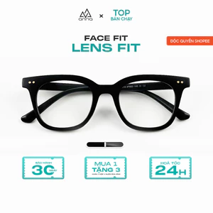 Gọng kính thời trang nam nữ quốc dân dáng vuông unisex cá tính ANNA A00247