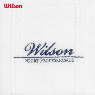 Wilson Unisex Terry Logo Jacquard Wristband Băng Tay Thể Thao WA00023W001001