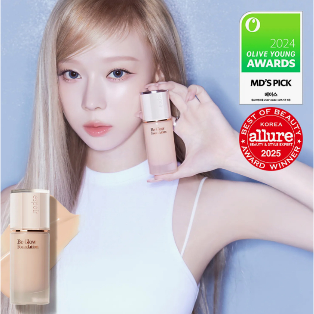Kem Nền Căng Bóng Rạng Rỡ ESPOIR Be Glow Foundation 2025 SPF27 PA++ 30g