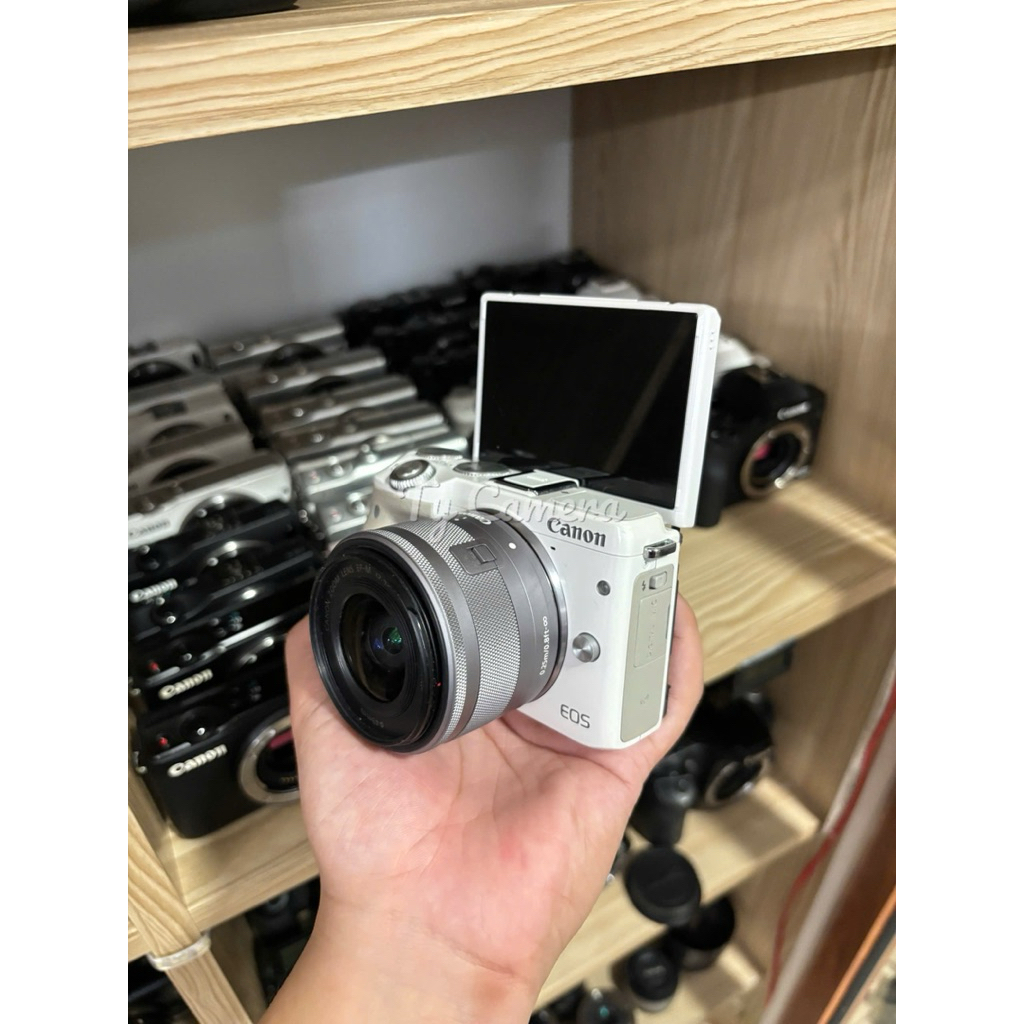 Máy ảnh CANON M3 mới 94-96% đẹp không lỗi (kèm full phụ kiện) | BigBuy360 - bigbuy360.vn