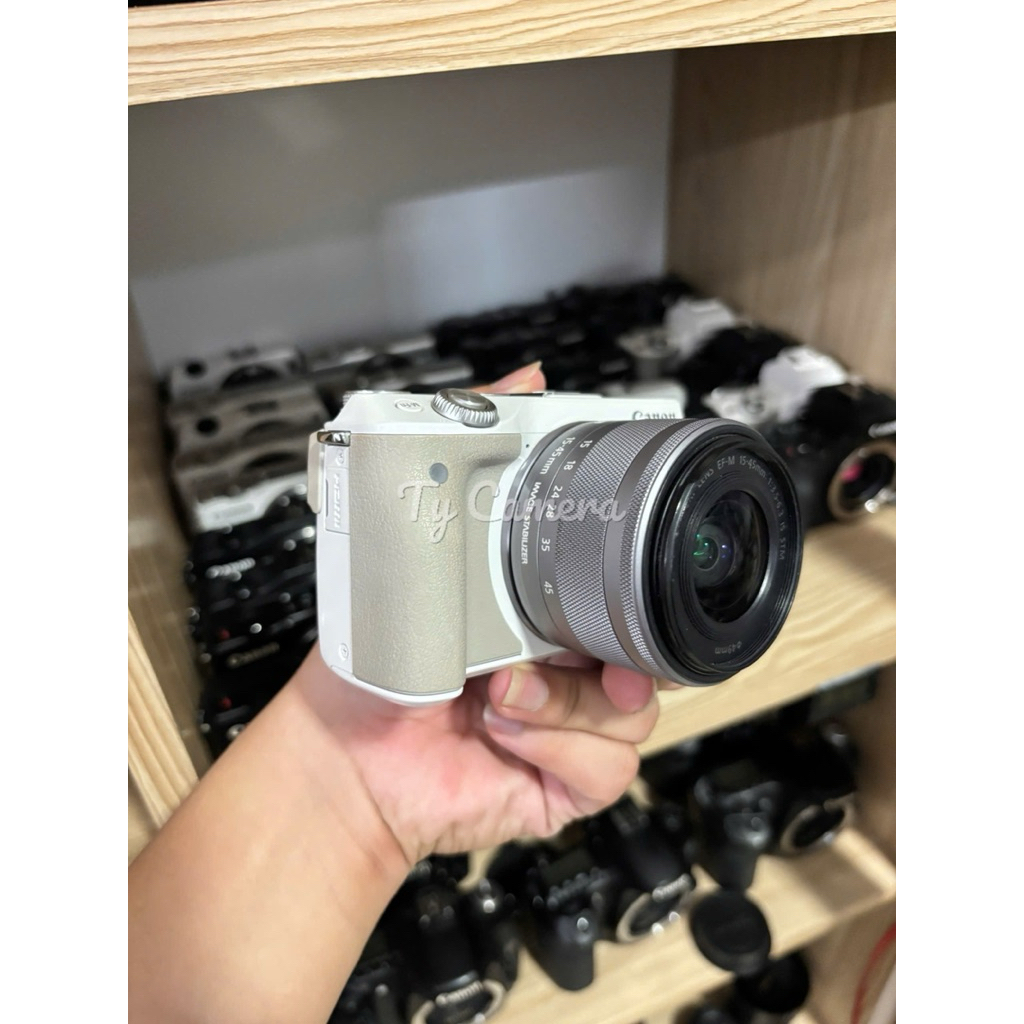 Máy ảnh CANON M3 mới 94-96% đẹp không lỗi (kèm full phụ kiện) | BigBuy360 - bigbuy360.vn