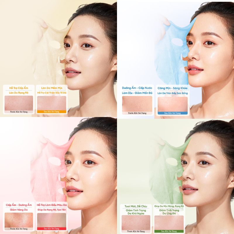 Mặt Nạ Colorkey Luminious PDRN 25ml Hỗ trợ phục hồi giúp da căng bóng