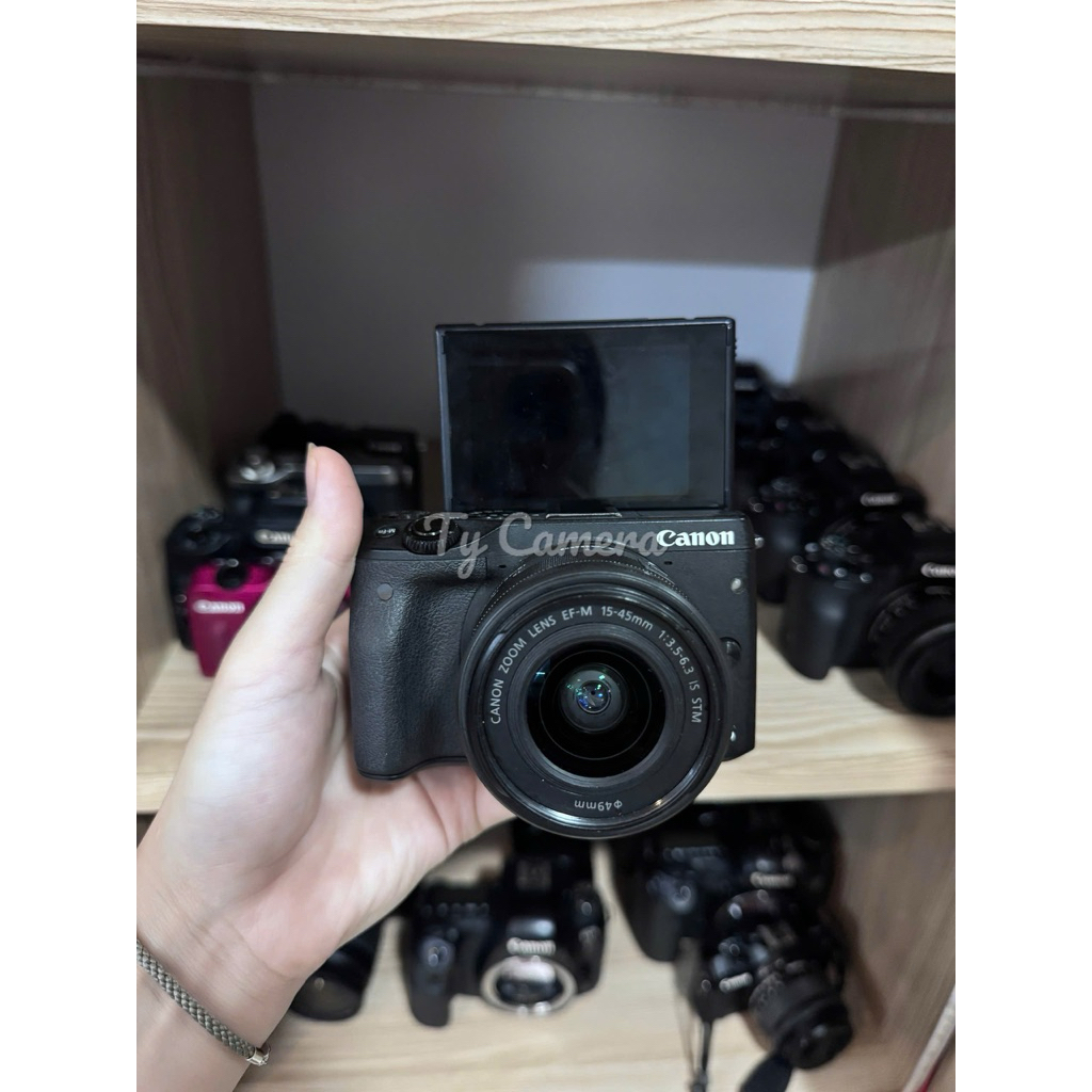 Máy ảnh CANON M3 mới 94-96% đẹp không lỗi (kèm full phụ kiện) | BigBuy360 - bigbuy360.vn