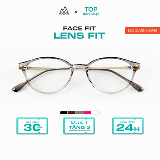 [BEST SELLER] Gọng kính thời trang nam nữ ANNA kim loại dáng oval mắt bé unisex cá tính OL 30319