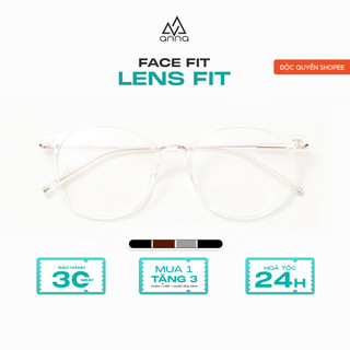 [BACK TO SCHOOL] Gọng kính thời trang nam nữ ANNA kim loại dáng tròn unisex cá tính OL 83083