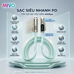 Cáp Sạc Nhanh VG18 4in1 Công Suất 240W Chiều Dài 1M đến 2M – Dây Sạc Đa Năng