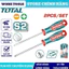 Tua vít TOTAL chính hãng thép CR-V siêu bền, đầu vít từ tính chống trượt, dùng cho sửa chữa điện–cơ khí–gia đình DNTT