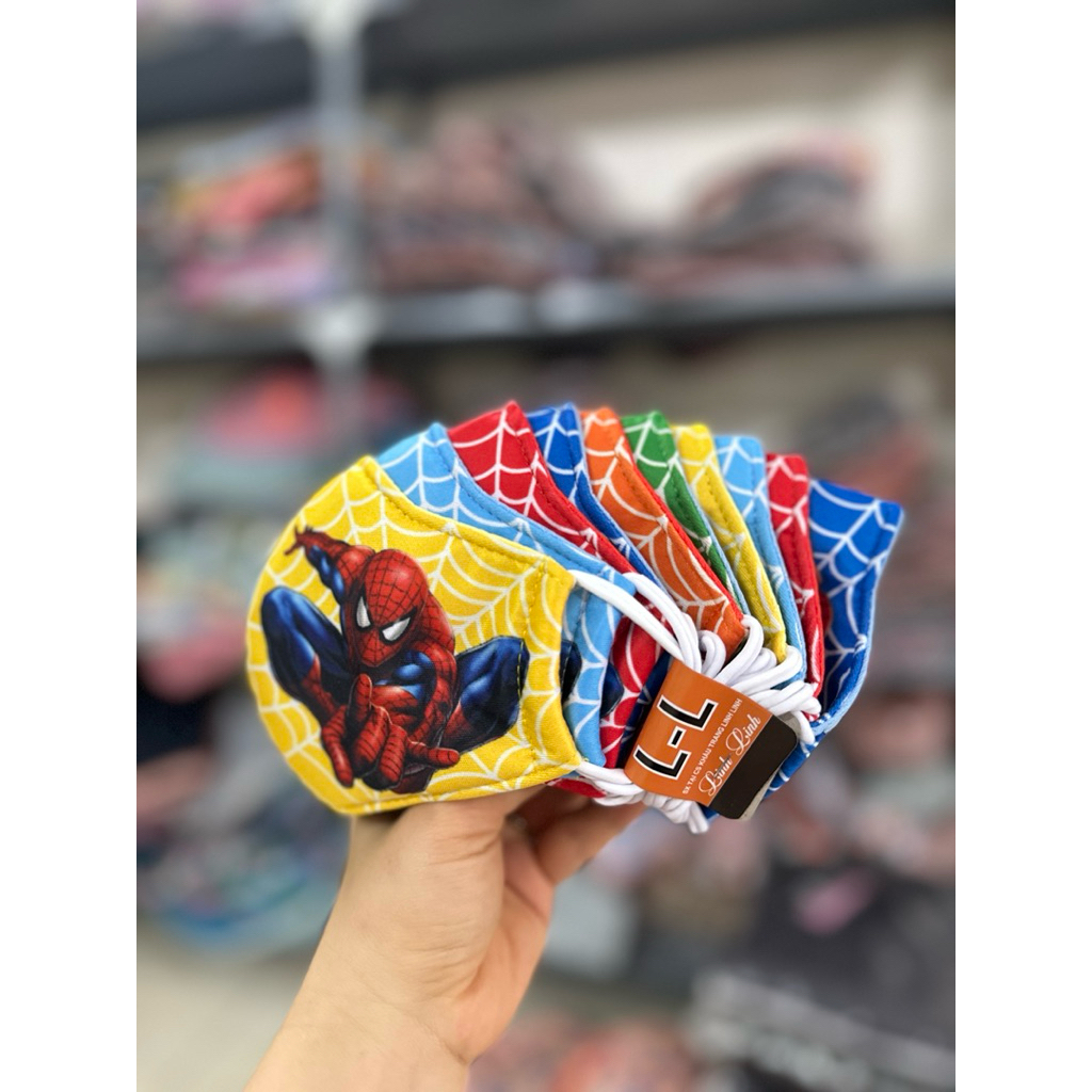 Combo 10 Khẩu Trang Vải Cho Bé Thoáng Mát Dễ Thở Không Bí