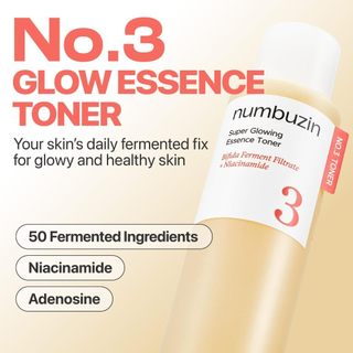 Numbuzin No.3 Toner 200ml Chính Hãng – Dưỡng Sáng, Căng Bóng Da, Cấp Ẩm Sâu, Mờ Thâm Nhanh, Essence Toner