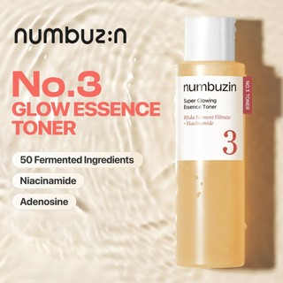 Numbuzin No.3 Toner 200ml Chính Hãng – Dưỡng Sáng, Căng Bóng Da, Cấp Ẩm Sâu, Mờ Thâm Nhanh, Essence Toner