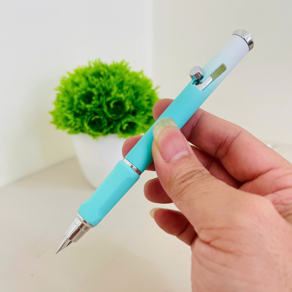 Bút Máy Bấm K07 Ngòi EF 0.38mm Siêu Bền Chống Va Đập - Bút Ngòi Viết Êm Trơn Cho Học Sinh Lớp 1-5