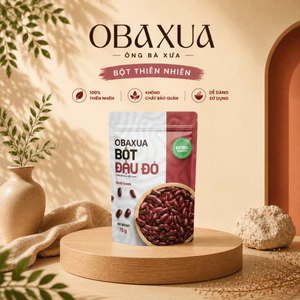 Bột Đậu Đỏ Obaxua Nguyên Chất 250Gr – Bột Đắp Mặt Tự Nhiên Làm Sạch Da, Dưỡng Da Mềm Mại