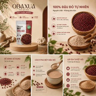 OBAXUA – Bột Đậu Đỏ Thiên Nhiên Xay Mịn | Ông Bà Xưa Dùng Theo Mẹo Dân Gian