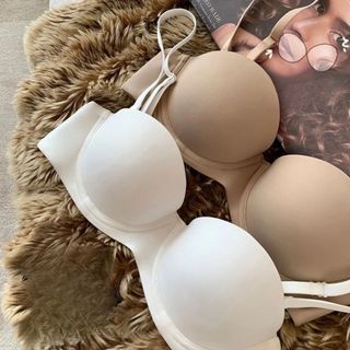 Áo ngực nữ đúc có gọng đệm mút vừa ôm ngực gom quả tạo khe gợi cảm sexy DEVARI A8523