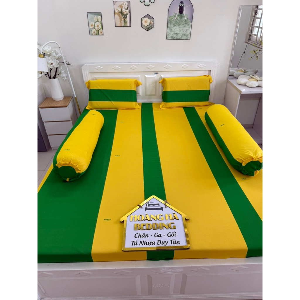BỘ ga thun lạnh có 2 ÁO GỐI ÔM DÂY KÉO