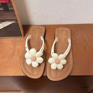 Dép xỏ ngón quai chấm bi đính hoa siêu xinh cho bé gái từ 6 đến 12  tuổi