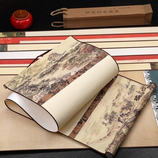 Biểu Liễn Thư Pháp Giấy Xuyến Chỉ Nhuộm Sáp Viền Tranh Kích Thước 32x95cm Dụng Phẩm Thư Pháp