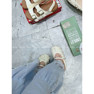Sục Xẹp Đính Nơ Hàng Nhập QC Fullbox/Mieo Shoes D3220