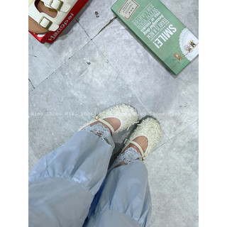 Sục Xẹp Đính Nơ Hàng Nhập QC Fullbox/Mieo Shoes D3220