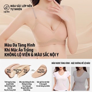 Áo Ngực Khoét Lưng Sâu Santony 623 - Giải Pháp 3 Kiểu Mặc Đa Năng, Chống Tuột Chuyên Dụng Cho Váy Quây & Đồ Sexy