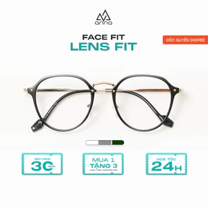 Kính mắt thời trang nam nữ ANNA dáng tròn unisex cá tính 8950