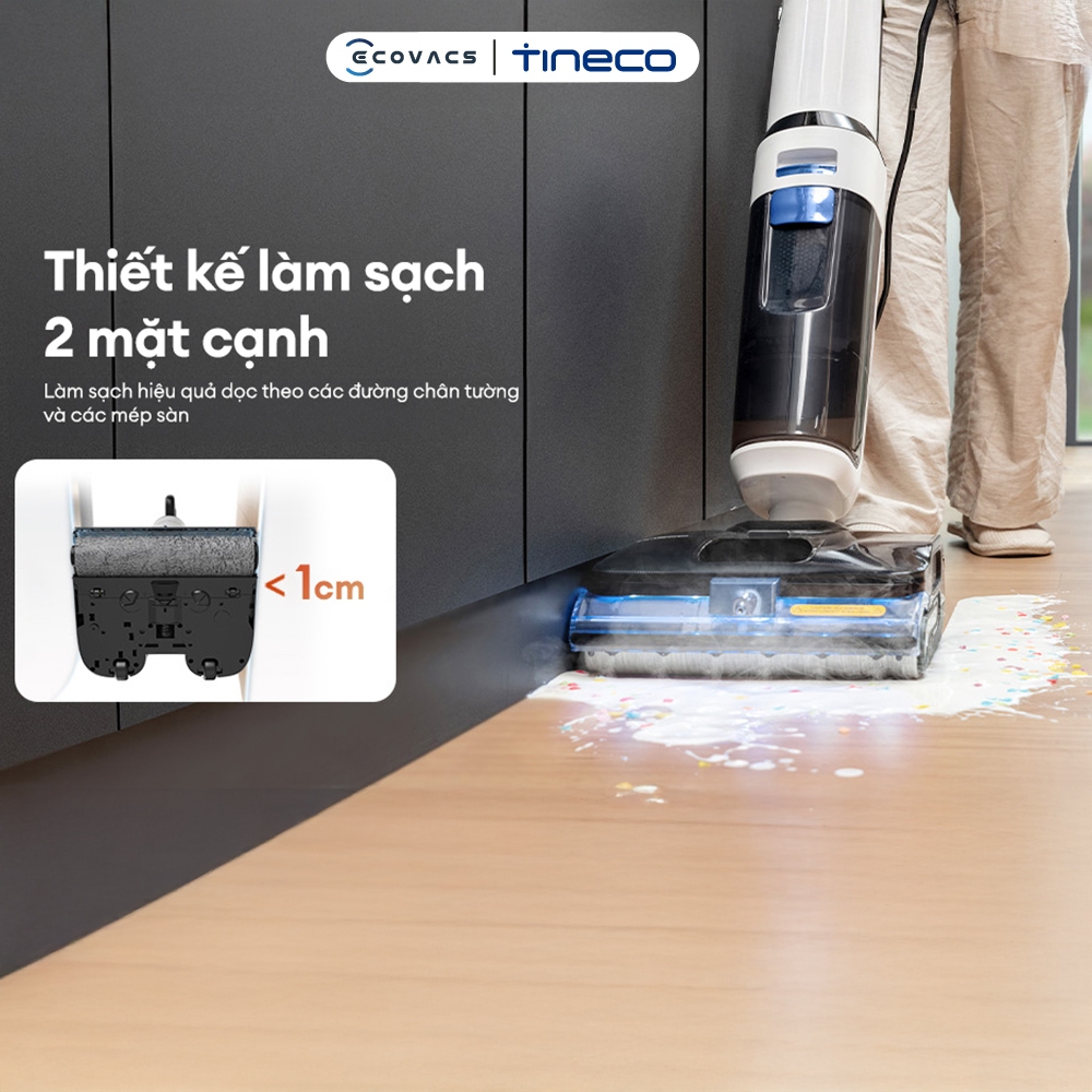 Máy hút bụi lau sàn khô ướt Tineco Floor One S6 Stretch Steam | I6 Stretch Plus - Bảo hành 24 Tháng
