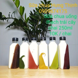 combo 10 Chai nhựa đựng sữa chua uống nhỏ 120ml