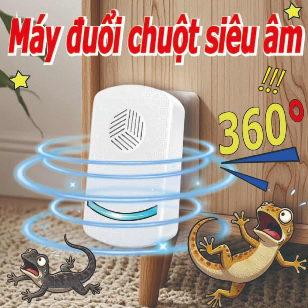 🔥 Thằn lằn chạy sạch đuổi thằn lằn đuổi thằn lằn trong nhà, siêu âm xua đuổi hiệu quả rõ rệt - mua 1 tặng 1