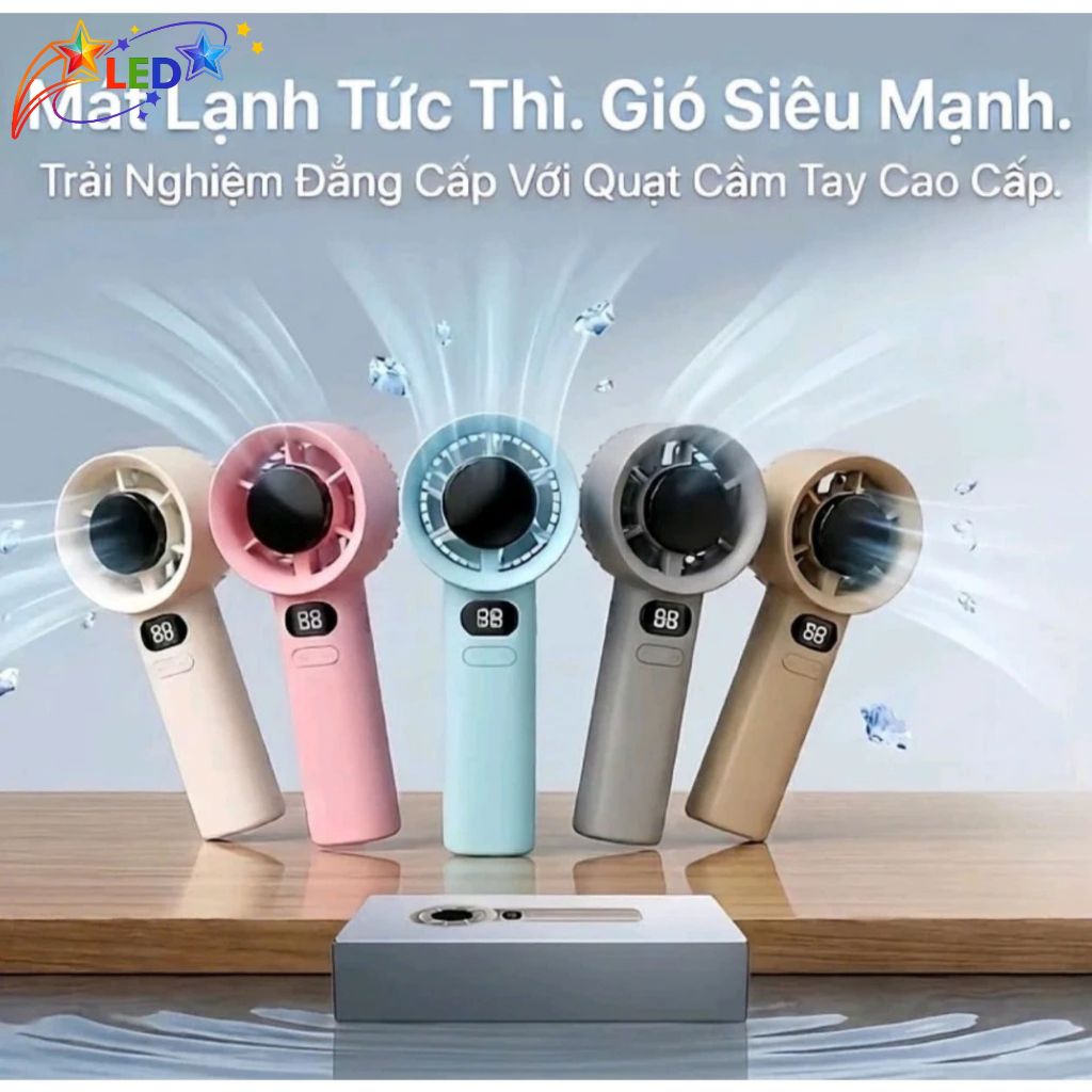 Quạt turbo M11 Màn hình kỹ thuật số điều chỉnh tốc độ vô cấpTốc độ cao và gió mạnh,Nhỏ Gọn Tiện Lợi