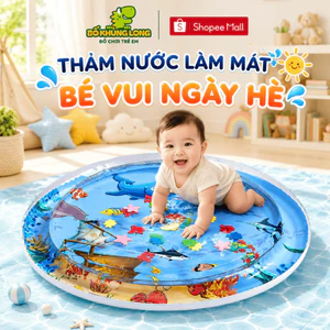 Thảm nước, nệm nước làm mát cho bé, kích thích sự phát triển vận động và giác quan của trẻ thông qua trò chơi
