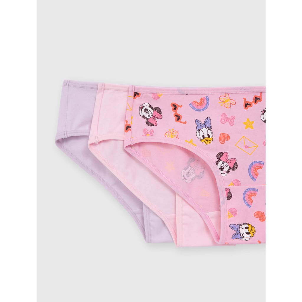 Combo 3 quần lót tam giác bé gái CANIFA mềm mại thông thoáng đạt chuẩn OEKO-TEX in Mickey 1US26A004