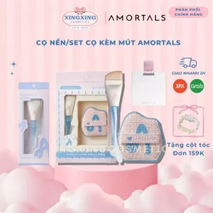 Set Cọ Dàn Nền AMORTALS Nàng Tiên Cá Đầu Phẳng Tán Kem Nền Bí Quyết Lớp Nền Mỏng Mịn Tự Nhiên Không Vệt Kem