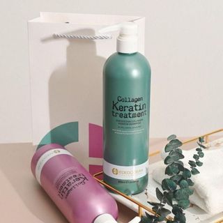Cặp Dầu Gội Xả Ededocean Collagen Keratin 800ml CB0346 - Phục Hồi Tóc Hư Tổn & Ngăn Rụng Tóc