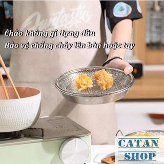 Bộ Khay Ráo Dầu Inox 304 Cao Cấp Đựng Thực Phẩm Chiên Rán Luộc Tiện Dụng Cho Mọi Gian Bếp