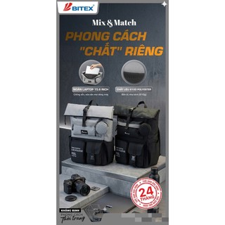 Balo thời trang Bitex Mix & Match Bitex dành cho Nam đi làm hằng ngày đựng laptop