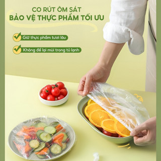 Túi Màng Bọc Thực Phẩm Treo Tường Top Gia 900 Chiếc, PE An Toàn, Không Mùi, Chịu Nhiệt, Co Giãn Tiện