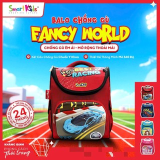 [4 mẫu] Balo chống gù bảo vệ cột sống Smartkids Fancy World dành cho cấp 1 tiểu học