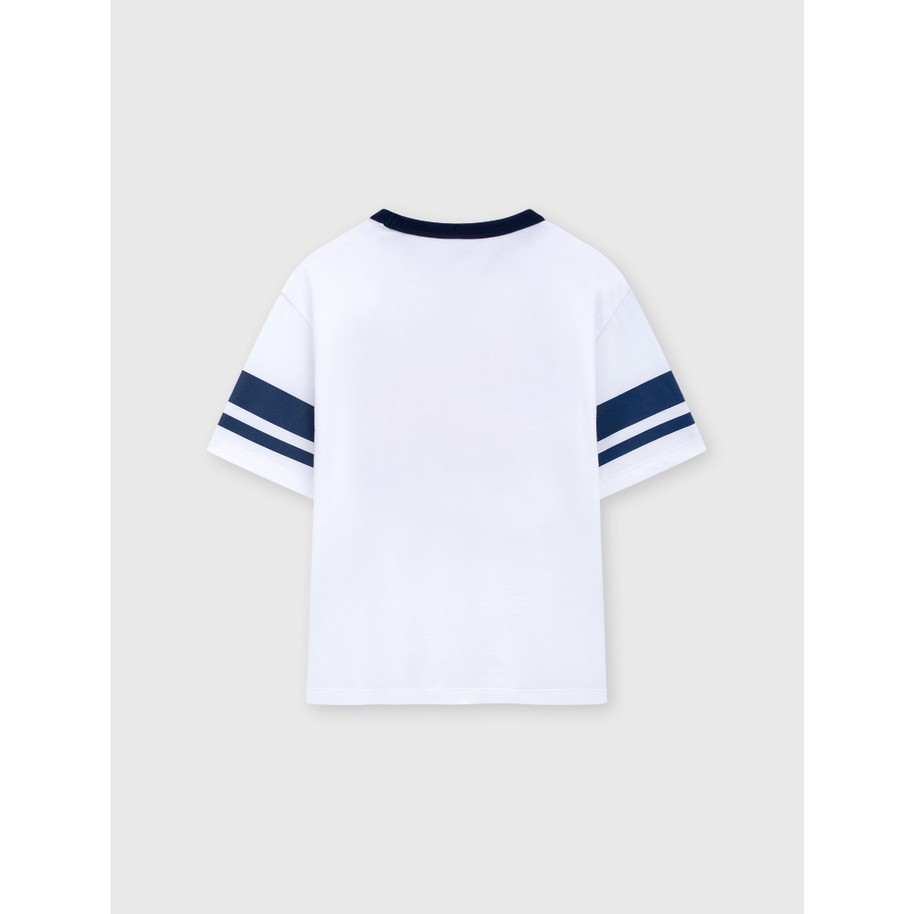 Áo phông bé trai CANIFA áo thun dáng rộng chất cotton USA mềm mịn đạt chuẩn OEKO-TEX 2TS26S014