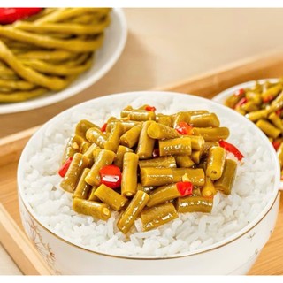Đậu Đũa Muối Giòn Cay  330g - Vị Chua Cay Giòn Rụm, Hàng Nội Đại Chuẩn Vị Tứ Xuyên, Ăn Kèm Cơm/Mì Luka Food