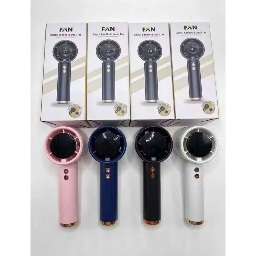 Quạt Cầm Tay MiNi N68 Pin Trâu 5000 Mah,Siêu Mát 100 Cấp Độ Gió,Có Màn Hình LED,Nhỏ Gọn Bền Đẹp